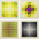 Hugo Rodolfo Demarco, Konvolut von 4 Serigrafien, Jeweils: Farbserigrafie auf Karton