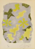 Georges Braque, La sorgue (Aus: "Lettera Amorosa"), 1963, Farblithografie auf ARCHES (Wasserzeichen)