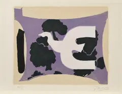 Georges Braque, L'atelier, 1961, lithograph a colori