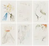 Tristan et Iseult by Salvador Dalí, 1969, Buch mit 21 farbigen Kaltnadelradierungen auf BFK RIVES (Wasserzeichen), sold Nov 2019