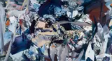 Heino Naujoks, Ohne Titel, 1994, Mischtechnik auf Leinwand