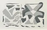 Georges Braque, Aus: "Si je mourais là-bas", 1962, Holzschnitt auf Velin, mittig gefalzt