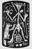 Ohne Titel by A. R. Penck, Holzschnitt auf Bütten, sold Apr 2020