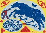 Ohne Titel by A. R. Penck, Velin, sold Feb 2020