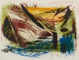 Markus Lüpertz, Boot, 1981, Farblithografie auf Velin