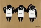 Auktion 432, Los 951 by Not Banksy and Not By Banksy, 2018, Farbserigrafie auf Teerpapier, sold Jun 2019
