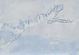 Siegfried Anzinger, Ohne Titel, 1987, Aquarell und Bleistift auf Papier