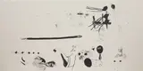 Calvin Marcus, Automatic Drawing #6, 2014, oil crayon and Flashe on gessoed linen