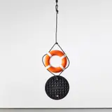 Allora & Calzadilla, Lifesaver Manhole, 2011, cast silicon, bronze and polyurethane paint