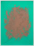Pamela Rosenkranz, Look Deeper (Let In), 2016, acrylic on spandex, in artist's frame