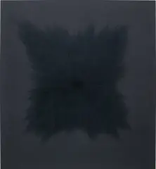 Idris Khan, No More Voices, 2018, oil based ink and gesso on aluminium