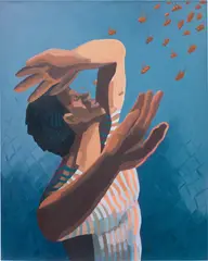 Nirit Takele, Untitled, 2015, oil on canvas