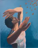 Nirit Takele, Untitled, 2015, oil on canvas