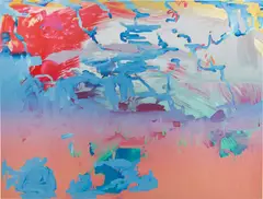 Citibank Syndrome by Petra Cortright, 2014, digital painting on aluminium, in artist's frame, sold Dec 2021