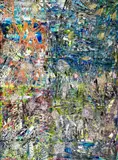 Sassan Behnam-Bakhtiar, Nothing But Energy, 2020-21, mixed media on linen
