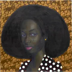 Metamorphosis II by Oluwole Omofemi, 2020, oil and acrylic on canvas, sold Dec 2021