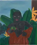 Zandile Tshabalala, Paradise I, 2020, oil on canvas