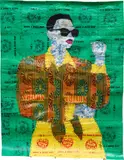 Rufai Zakari, Zakaiya II, 2020, stitched plastic