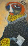 Kingsley Obasi, Enflona, 2020, acrylic on canvas