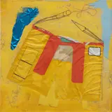 Alex Da Corte, Saturday (Buff Painting)