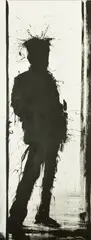 Untitled by Richard Hambleton, 2012, acrylic on canvas, offered Dec 2021