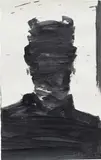 Richard Hambleton, Shadow Head, 2004, acrylic on paper
