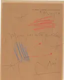 Joan Miró, Sans Titre, 1964, crayon and graphite on paper