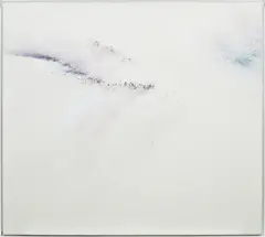 Thilo Heinzmann, Untitled, 2014, oil and pigment on linen with Plexiglas cover