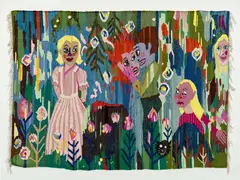 Christina Forrer, In the Forest, 2014, wool, cotton and linen