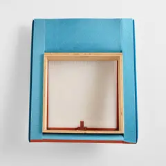 Andreas Slominski, Roof Hatch, 2012, painted metal, wood and plastic