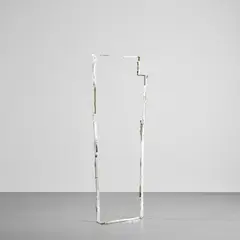Sara Barker, Untitled, 2009, painted newspaper on aluminium
