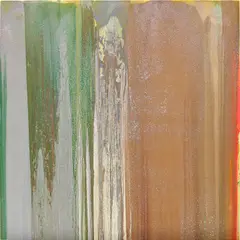 Untitled by John Armleder, 2008, glitter and oil on canvas, sold Dec 2021