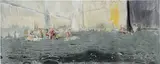 Nick Goss, THEY ALONE SURVIVED, 2008, oil, mixed media and resin on canvas