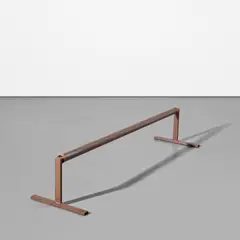 Mirosław Bałka, Put Your Feet On Me, 2006, steel and leather