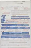 Augustus Thompson, Parking Ticket Envelope 2 (Blue LA), 2013, inkjet on primed canvas