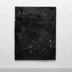 Luca Dellaverson, Untitled, 2014, epoxy resin and mirrored glass