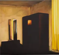 Sławomir Elsner, dom dziadka (pokój 3), 2008, oil on canvas