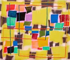 Trudy Benson, Circling Back, 2019, acrylic and oil on canvas