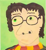 Travis Fish, Harry, 2019, acrylic and graphite on canvas