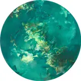 Flora Yukhnovich, Tondo, 2018, oil on linen