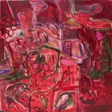 Jadé Fadojutimi, Myths of Pleasure, 2017, oil on canvas