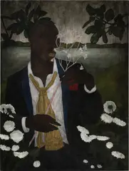 Hliso Street IV by Cinga Samson, 2016, oil on canvas, sold Oct 2021