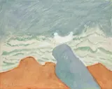 Milton Avery, Bird by Wild Sea, 1961, oil on canvasboard