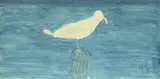 Milton Avery, White Gull Resting, 1963, oil on canvasboard