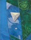 Max Ernst, Euklid, 1950, oil and crayon on canvas