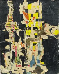 Il Jazz by Rotella, 1956, décollage on hardboard, offered Oct 2021
