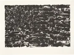 Flag I (U.L.A.E. 4) by Jasper Johns, 1960, Lithograph, on Arches paper, with full margins, sold Jan 2021