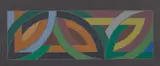 Frank Stella, York Factory II (Gemini G.E.L. 567), 1974, Screenprint in colours, on black Arches Cover paper, with full margins