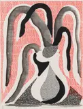The Drooping Plant (M.C.A.T. 311) by David Hockney, 1986, Home-made print executed on an office colour copy machine, on Arches paper, the full sheet, sold Jan 2021