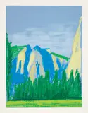 Untitled No. 2, from The Yosemite Suite by David Hockney, 2010, iPad drawing in colours, printed on wove paper, with full margins, sold Jan 2021